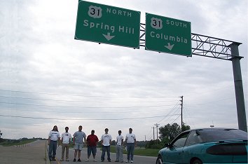 Highway sign